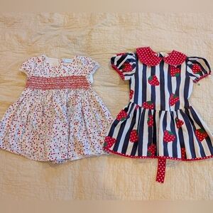 Vintage Toddler Cottagecore Spring Dress Bundle